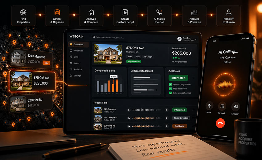 AI-assisted operations and outreach platform interface