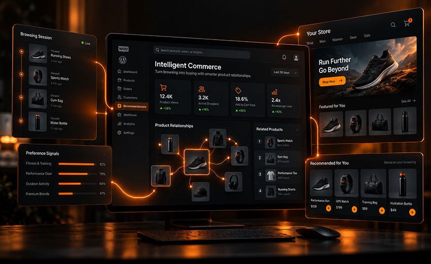Intelligent e-commerce recommendation system interface